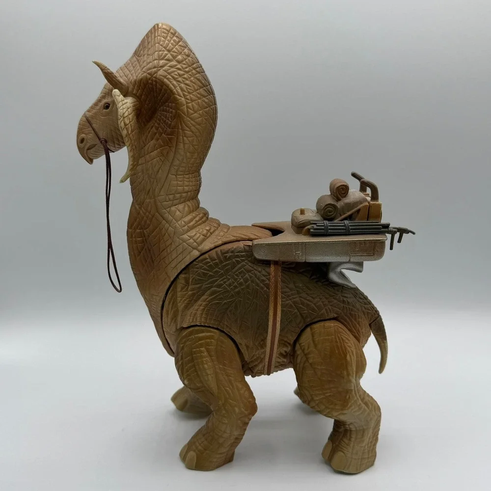 Vintage 1997 Kenner Star Wars POTF Ronto Beast Figure Saddle Gear Incomplete